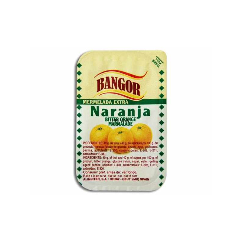 MERMELADA DE NARANJA AMARGA MONOD. PLÁST. 108/20 gr.